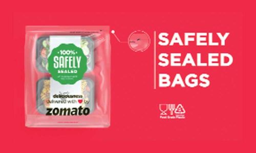 Zomato packaging made tamper-proof