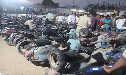 39 vehicles seized during cordon & search operations