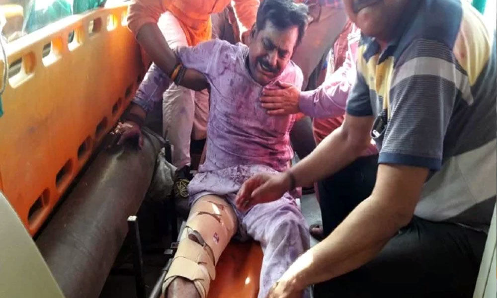 BJP MLA Yogesh Verma shot at during Holi celebration in UP