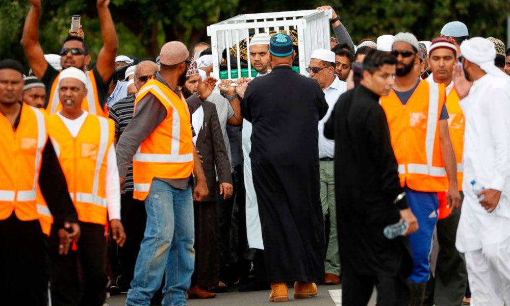 New Zealand observes Muslim prayer after mosque attacks
