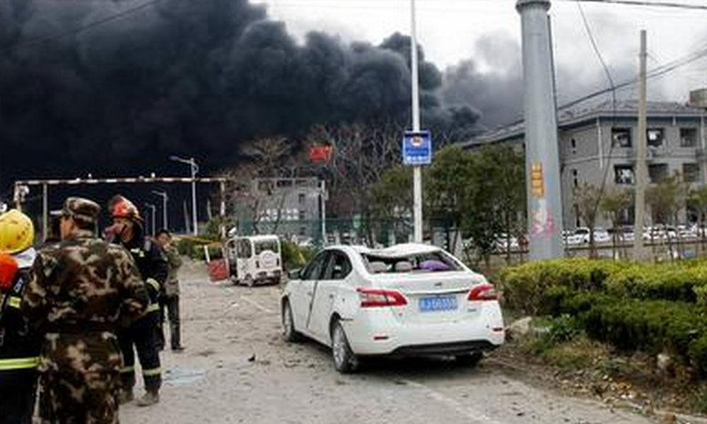 Toll in blast at China chemical plant touches 44 By K J M Varma