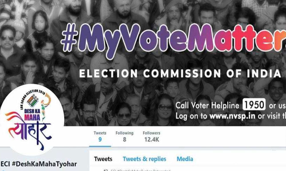 ​Election Commission joins Twitter ahead of Lok Sabha polls