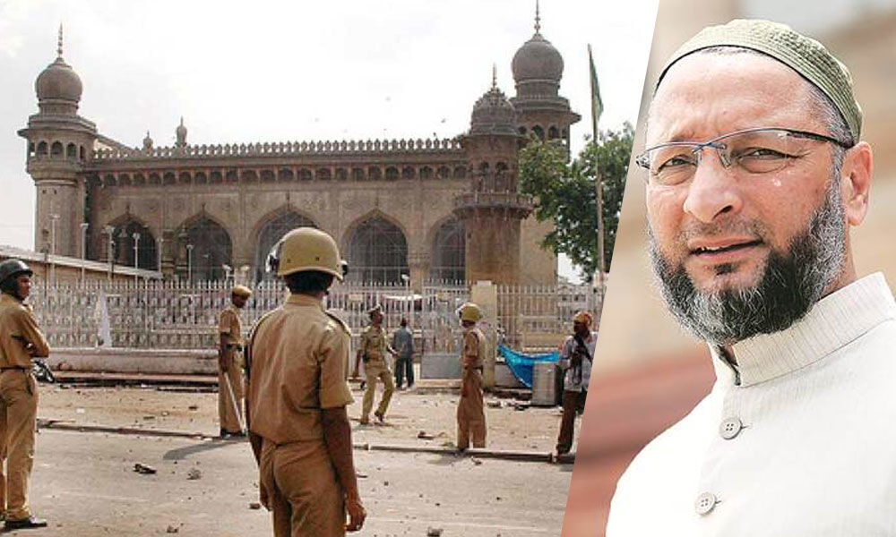 Congress questions Owaisis silence on Mecca Masjid blast verdict