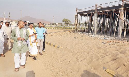 Temple works inspected