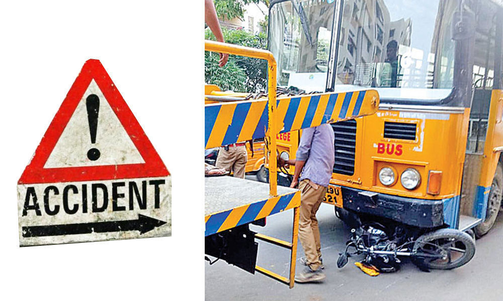 College bus mows down 3 to death in Hyderabad