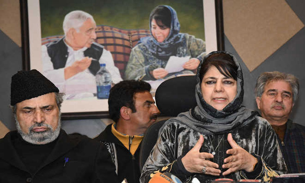 2019 LS polls: Mehbooba Mufti to contest from Anantnag; party keeps off 2 J&K seats