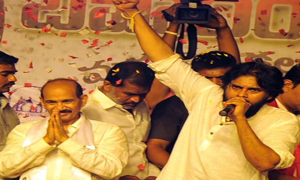 Split in Jana Sena-CPI alliance in Vijayawada