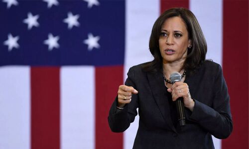 Kamala Harris calls for funds to hike teachers pay