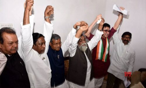 Congress, JMM, JVM-P announce seat sharing, RJD unhappy