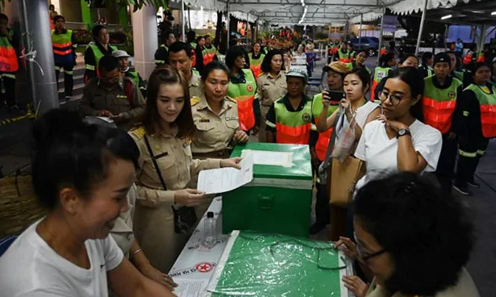 Thailand junta party ahead with 90% votes counted