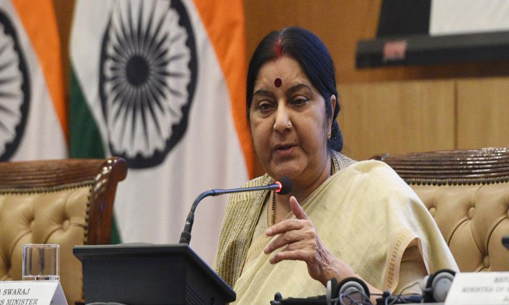 Sushma Swaraj asks Pakistan to return abducted Hindu girls to family