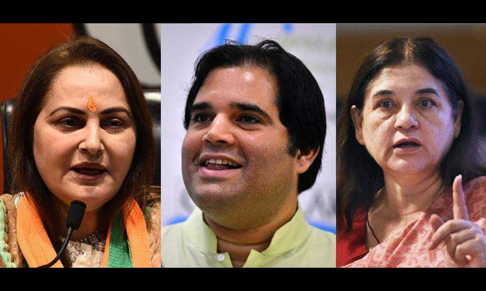 Maneka, Varun, Jaya Prada in BJPs list for Uttar Pradesh; drops Joshi