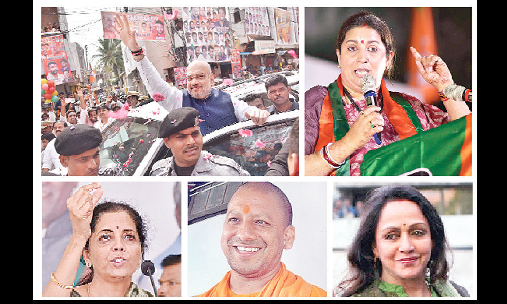 Modi, Shah & Yogi figure in 40-star campaigners list