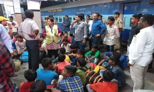 Child labourers rescued from Danapur Express in Secunderabad Railway Station
