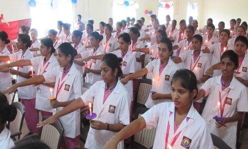 Lamp lighting ceremony held for GITAM Nursing students