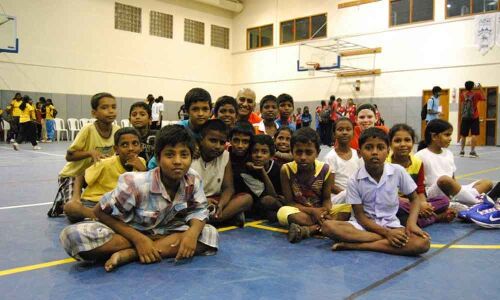 Delhi basketball camp for underprivileged kids