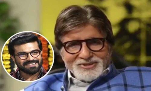 Big B wishes Cherry in Telugu