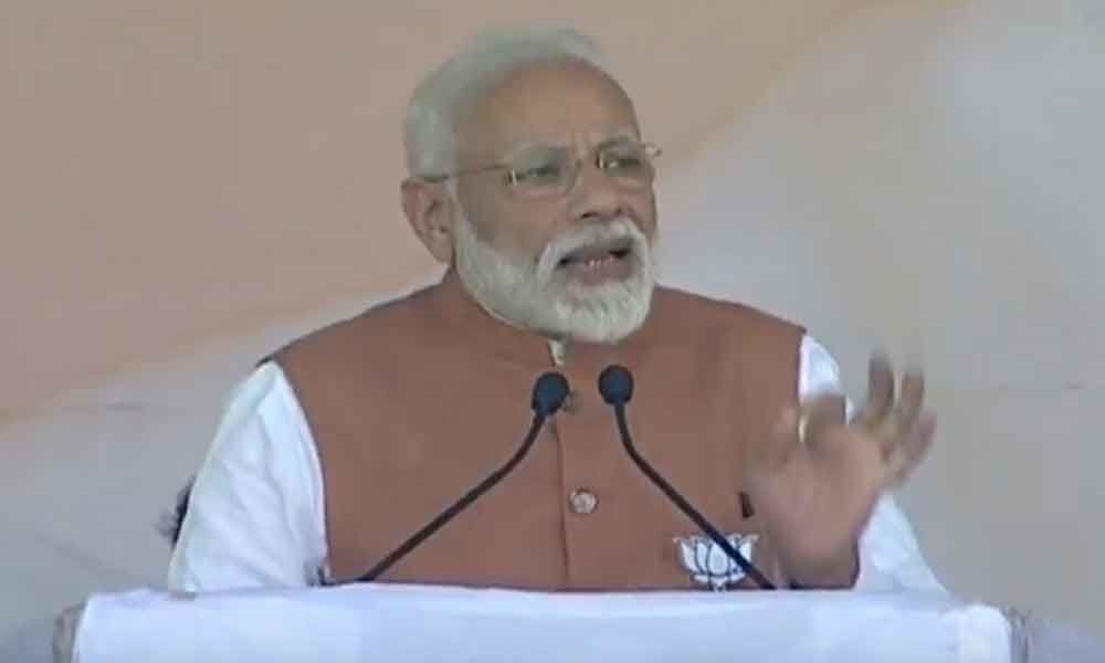 Modi says his govt shown courage for surgical strike in all spheres - land, sky and space