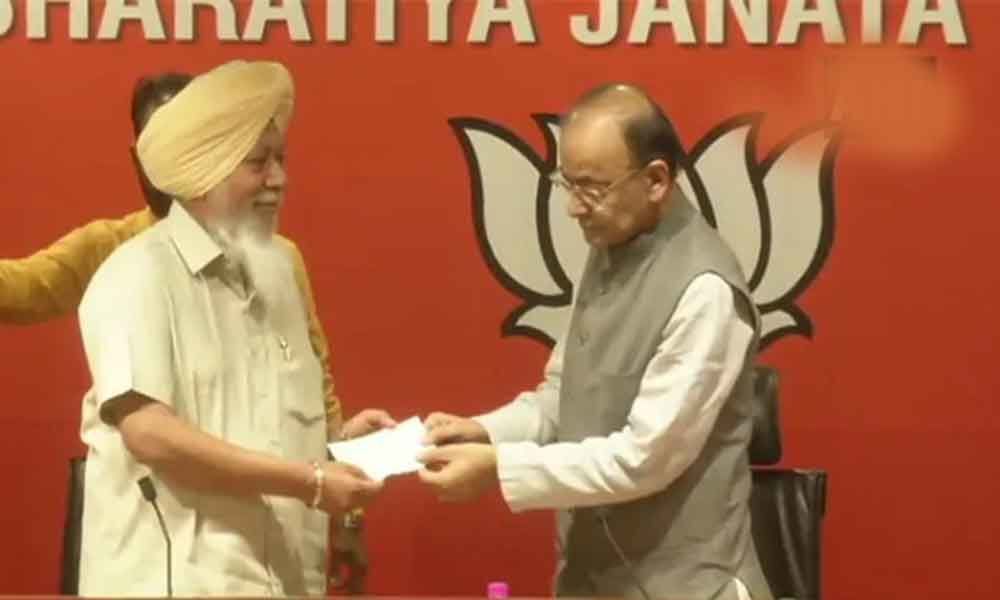 Suspended AAP MP Harinder Singh Khalsa joins BJP