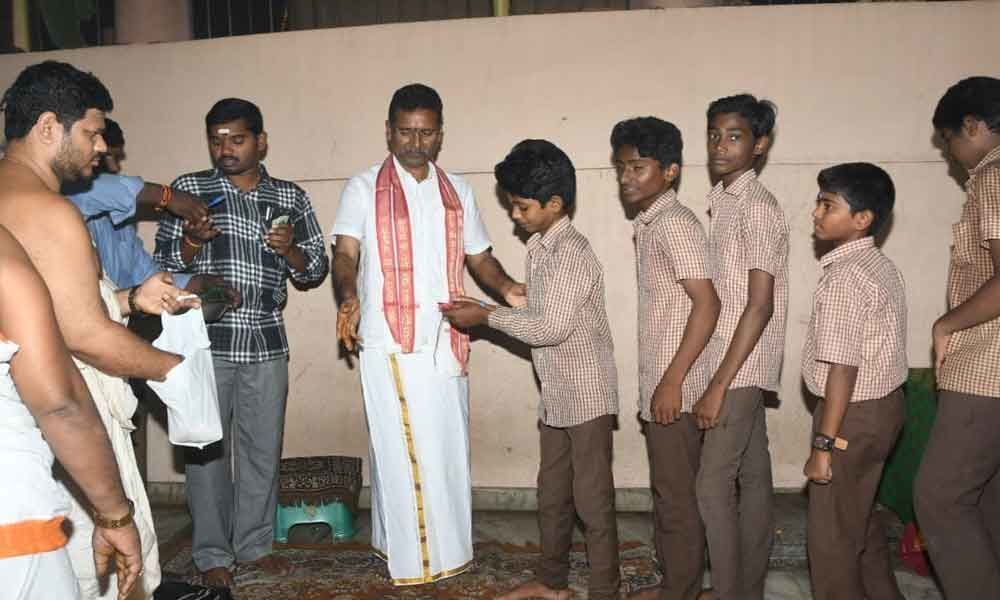 Saraswathi Yagam performed