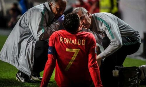 Injured Cristiano Ronaldo returns to Turin for tests