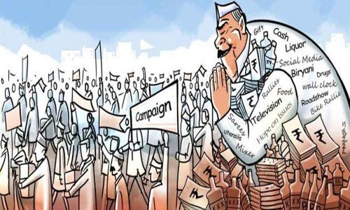 Despite raids, liquor & cash flow unabated