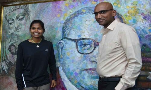 Poorna on cloud nine