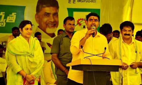 KTR threatened TDP leaders from AP, alleges Lokesh