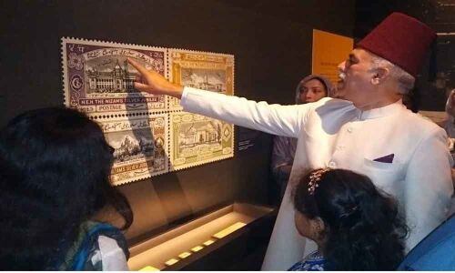 Stamps from Nizams era sans Asaf Jahis