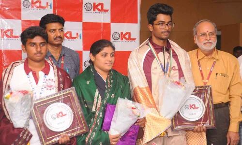 Koneru Lakshmaiah University felicitates sports talent