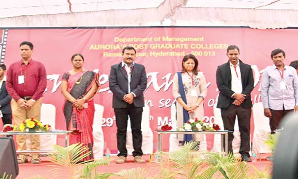 Aurora PG College holds Anveshana 2019