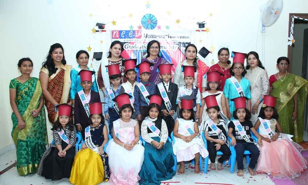 Children wished all the best at graduation ceremony