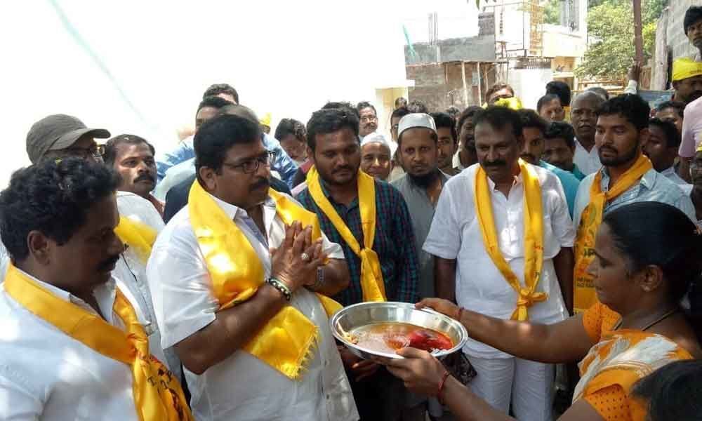 TDP MLA receives great response from public