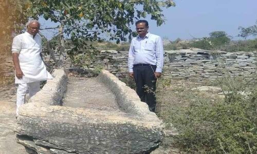 15th century stone trough found