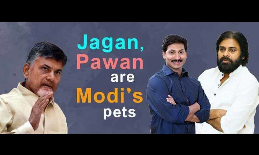 Jagan, Pawan are Modis Pets