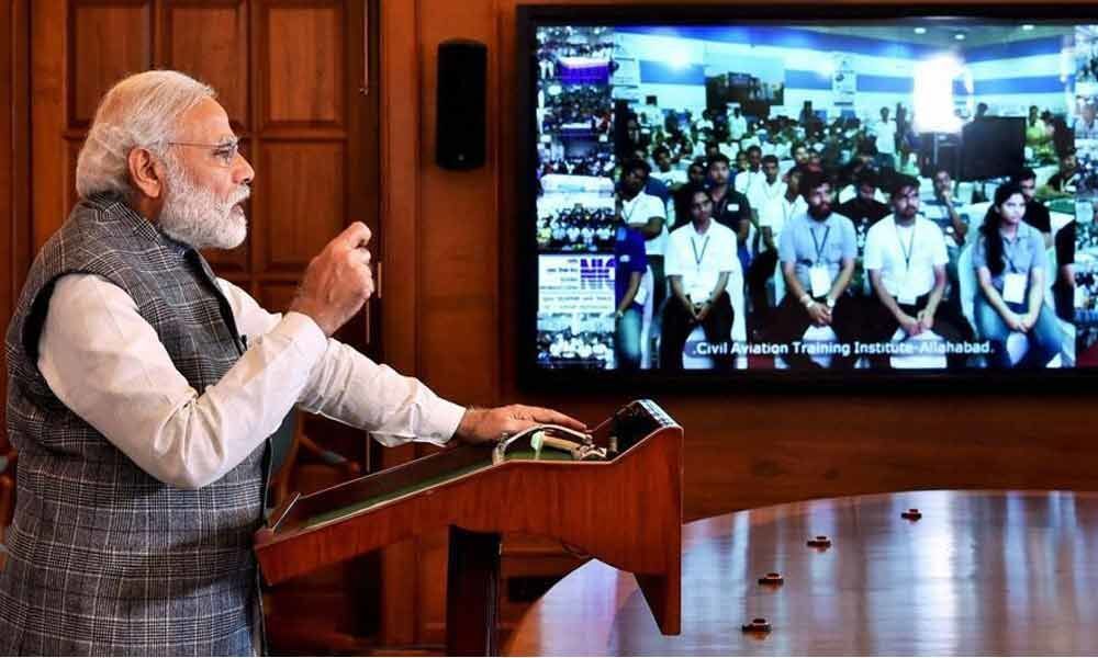 Modi to interact with people through video conference