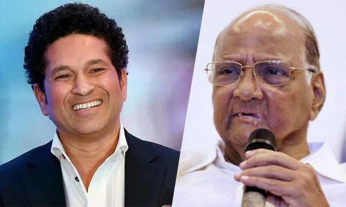 Sachin Tendulkar meets NCP chief Sharad Pawar; only a courtesy call says party