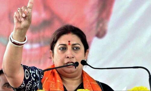 Those who didnt bow before Ram Lalla wont get Ram bhakts votes: Smriti Irani