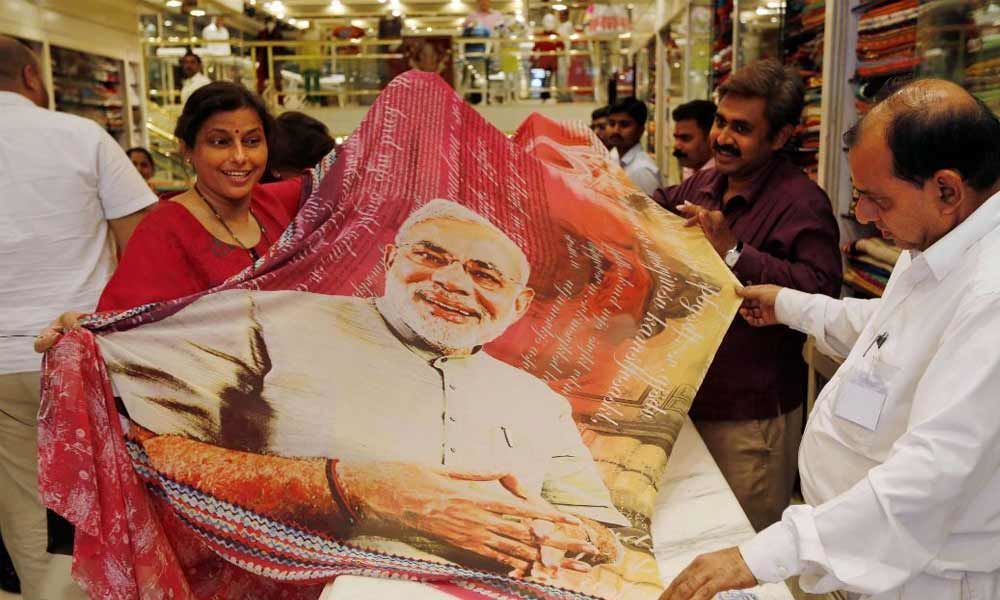 Modi sarees a big hit this election season