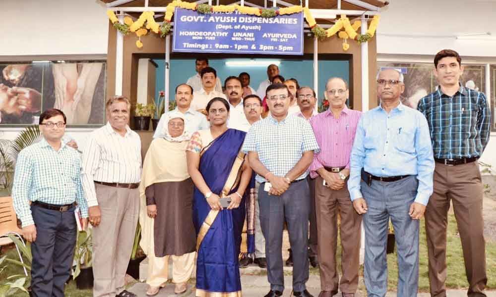 AYUSH clinic opens at Dr MCR HRD Institute