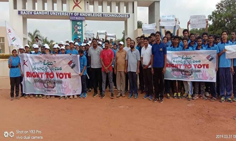Voter awareness marathon held