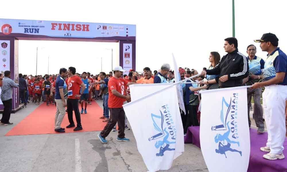 Collector flags off Smart city Run