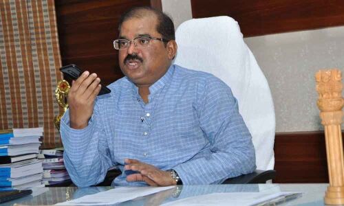 Counting centres set-up at Krishna Varsity