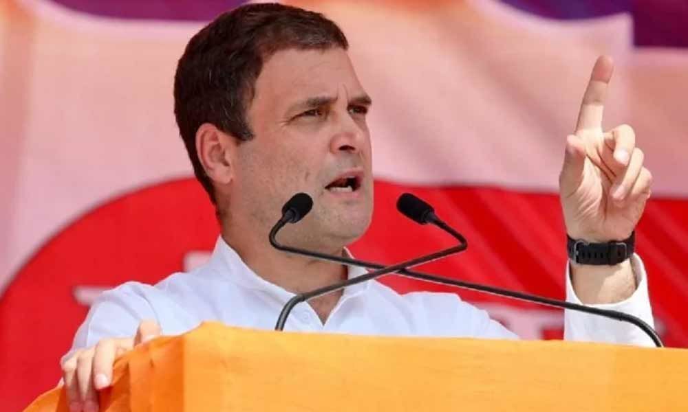 KCR backed Modis Gabbar Singh Tax: Rahul Gandhi