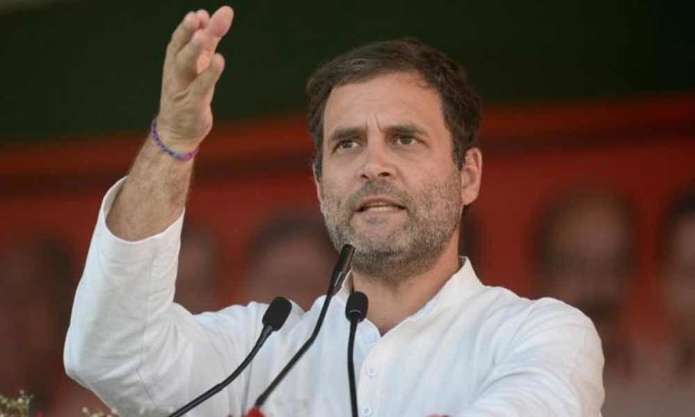 Rahul Gandhi attacks KCR for supporting GST, demonetisation