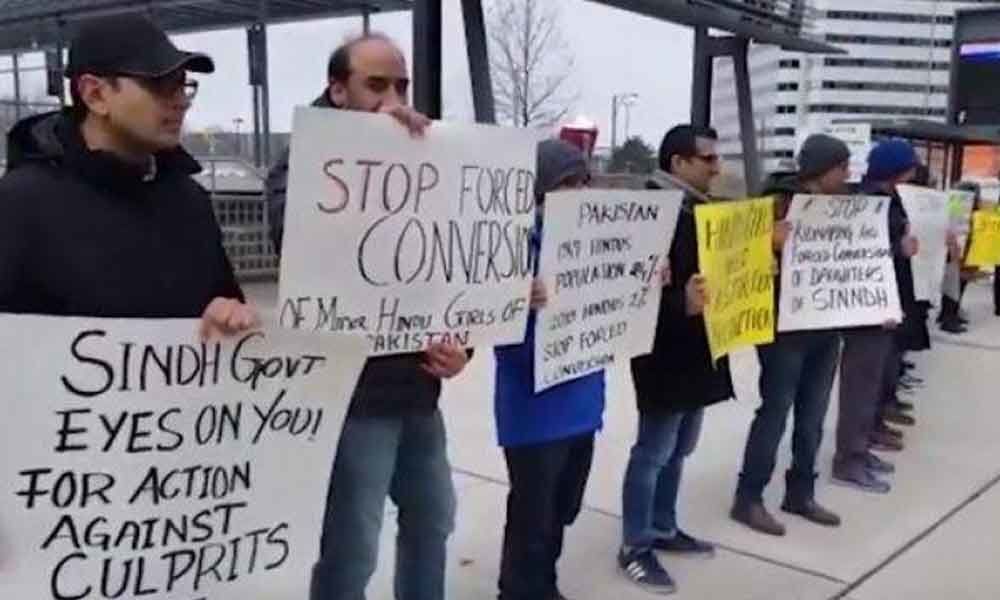 Canada: Sindhi community protests against forced conversions in Pakistan