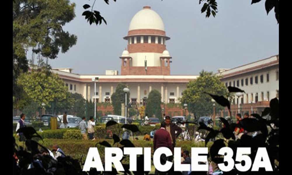 Let the apex court take a call on Article 35A