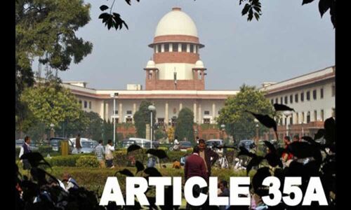 Let the apex court take a call on Article 35A
