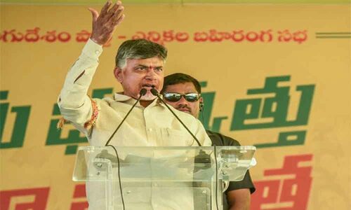 CM Chandrababu Naidu satirical comments on Pawan Kalyan, YS Jagan, and Modi during the elections campaign