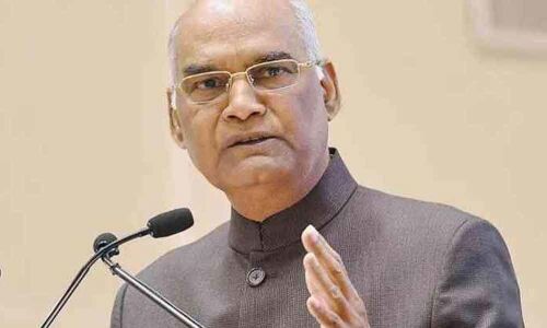 Prez addresses students about Gandhis life